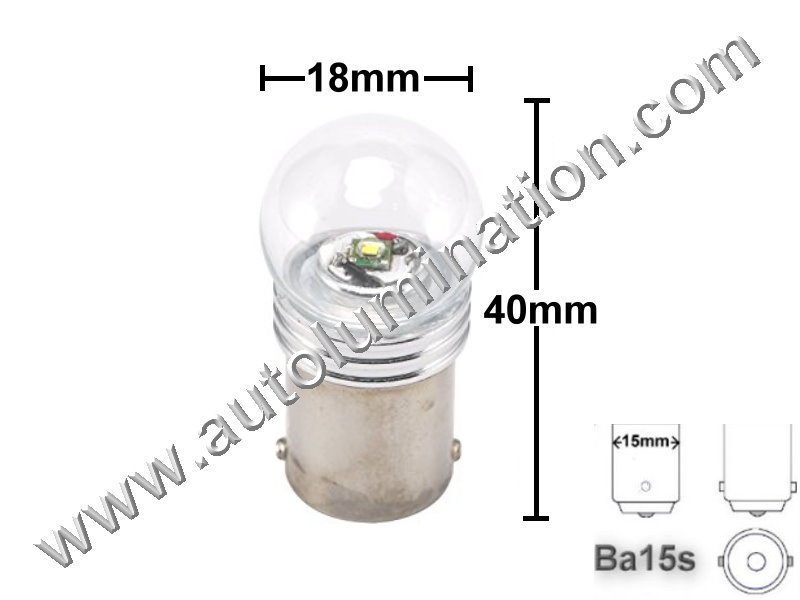 1003, Ba15s Cree Dome 5w Cree 12V