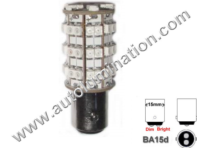 1158 Ba15d 60SMD Tower 6V