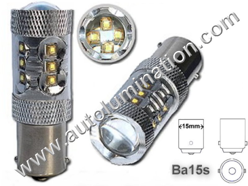 1680 Ba15s Optical Eagle Eye Tower 80 Watt 16X Cree 6V