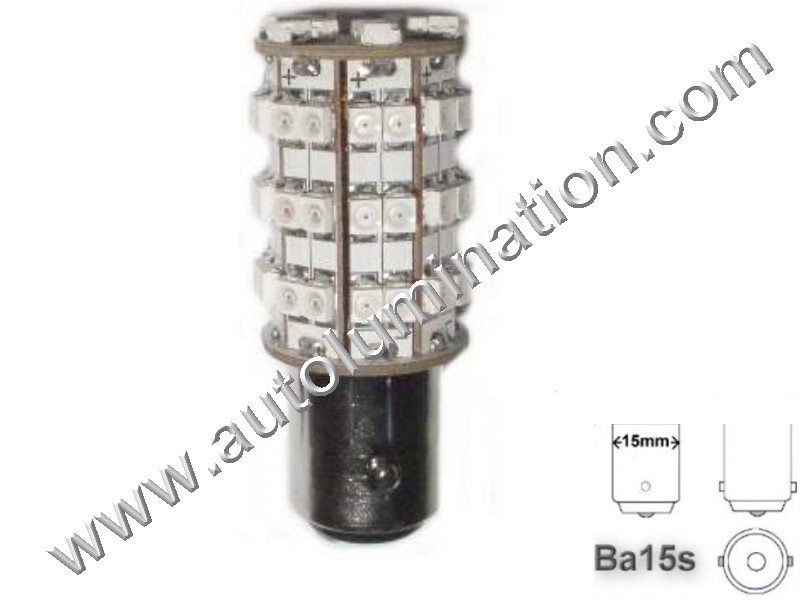 1680 Ba15d 60SMD Tower 6V