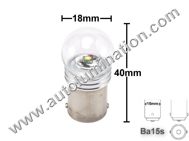 81, 63 Ba15s Cree Dome 5w Cree 6V