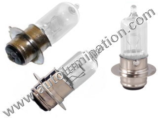 #H6M Miniature Bulb Px15d30 Base, 6 Volt, 2.5/1.75 Amp, T15 Halogen, DC Bayonet Base, 500 Hour 