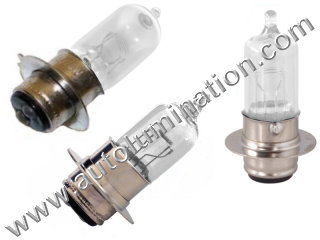 #H6M Miniature Bulb Px15d30 Base, 12 Volt, 3/3 Amp, T15 Halogen, DC Bayonet Base, 500 Hour 